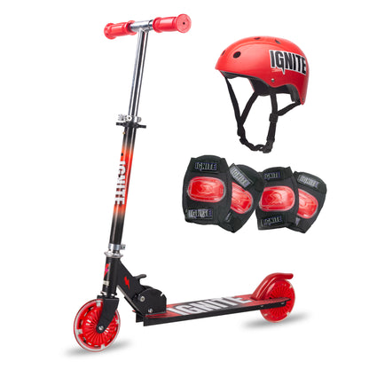 Ignite Flow Scooter 2 Wheels Combo Pack Red, IGN-COM-FLO-RED