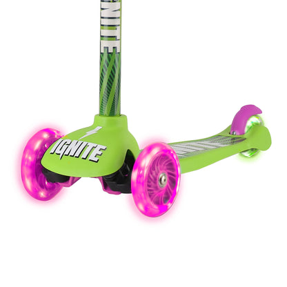 Ignite Glide Scooter 3-Wheeled Combo Pack Green