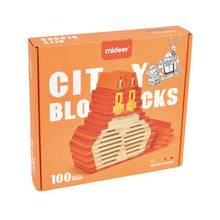 Wooden City Blocks - Warm