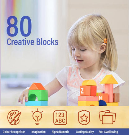 Creative Building Blocks - 80 pcs