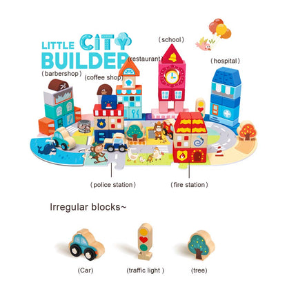 Little City Builder Blocks - 100 pcs