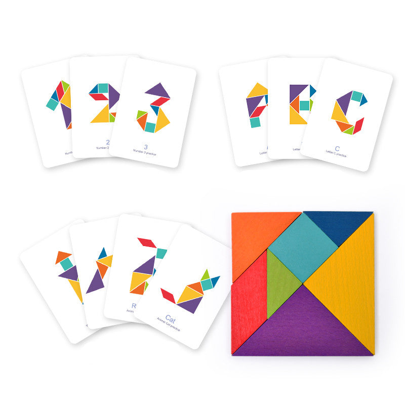 Colorful Tangram Game