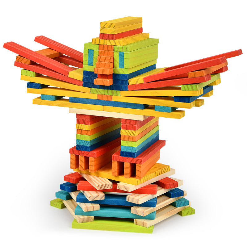 Archimedes Wooden Blocks - Pink Color Palette