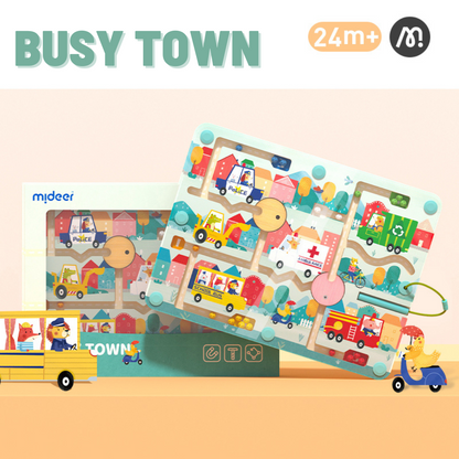 Magnetic Ball Maze - Busy Town