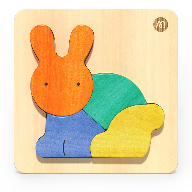 Mini Wooden Puzzle - Rabbit (4 pcs)