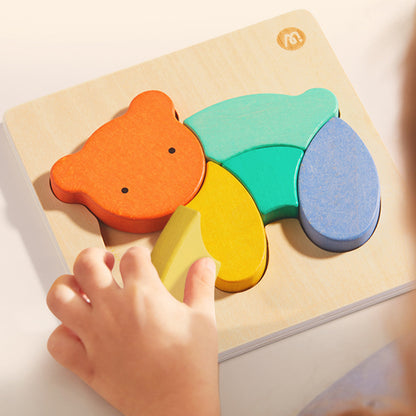 Mini Wooden Puzzle - Bear (6 pcs)