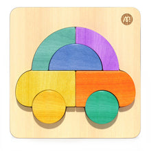 Mini Wooden Puzzle - Car (7 pcs)