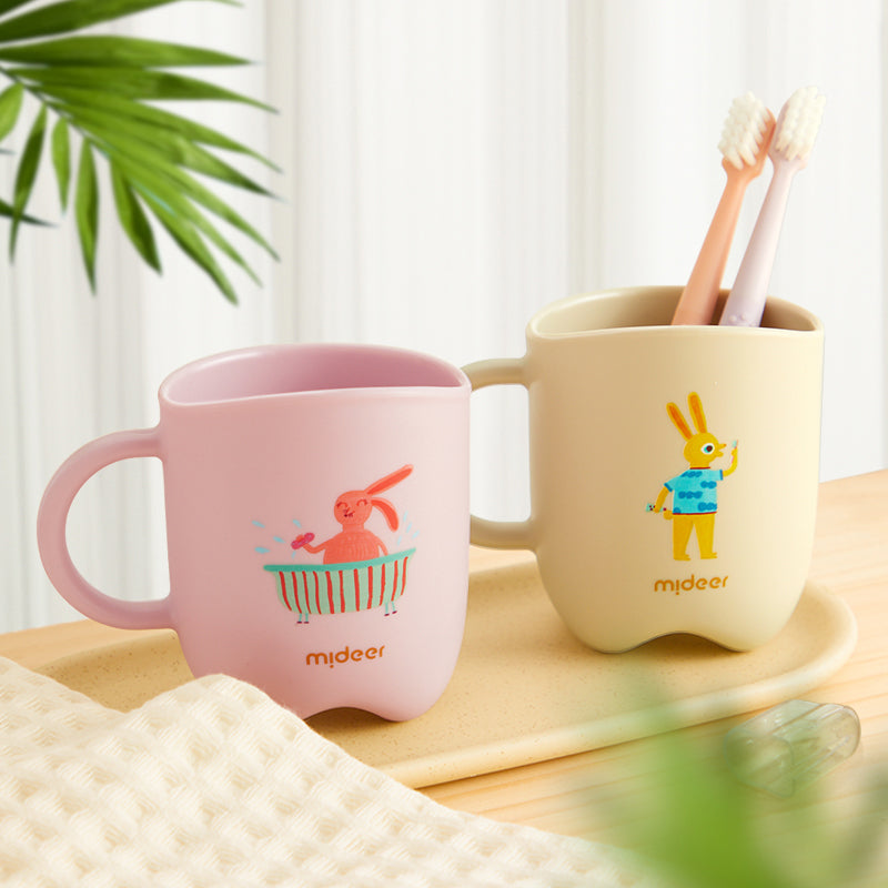 Baby Toothbrush Cup - Forest Brown