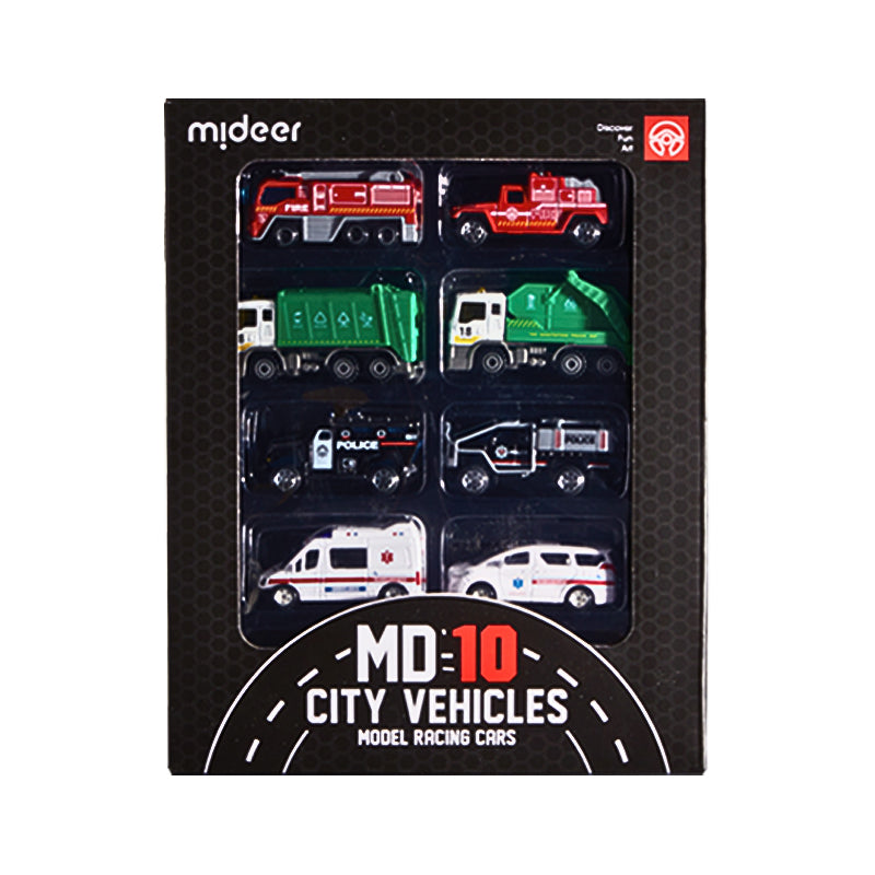 Alloy City Vehicles Collection - 10pcs