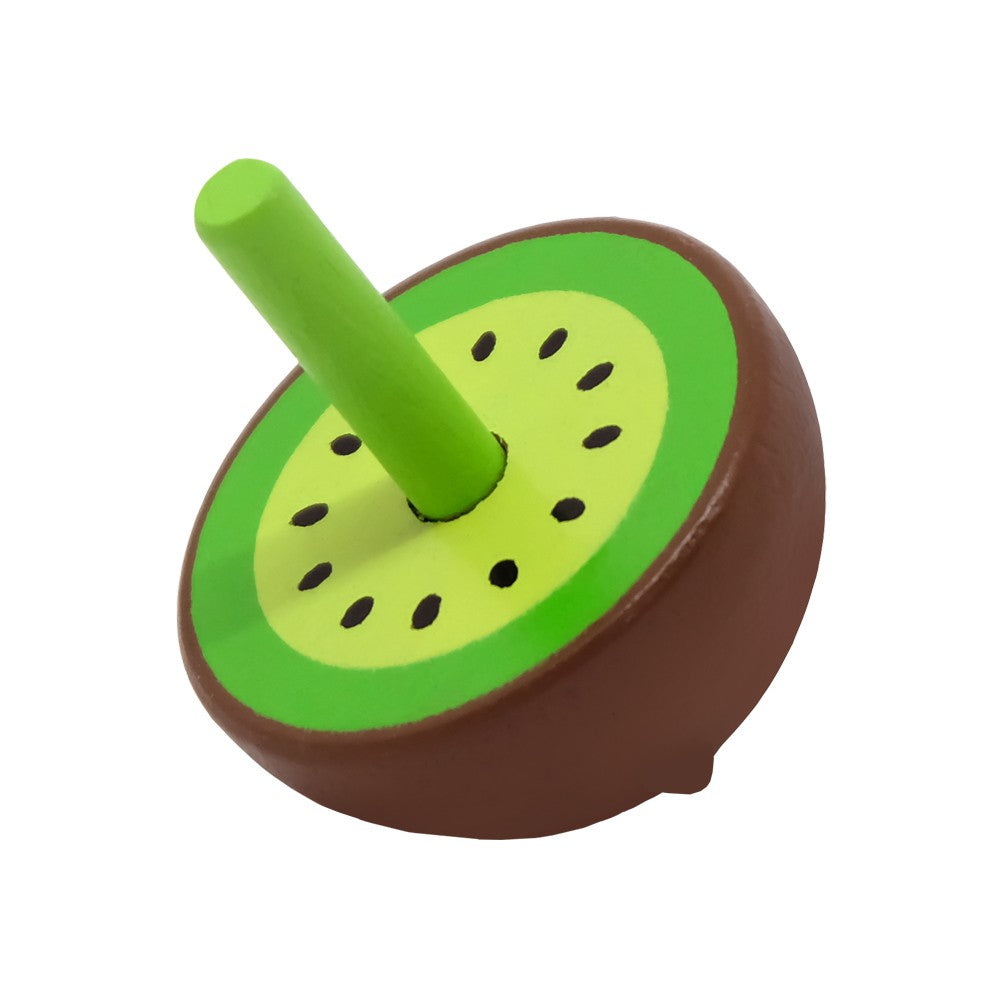 Wooden Spinning Top - Kiwi