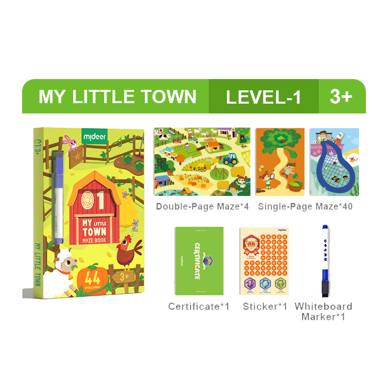 My Little Town - Maze Book