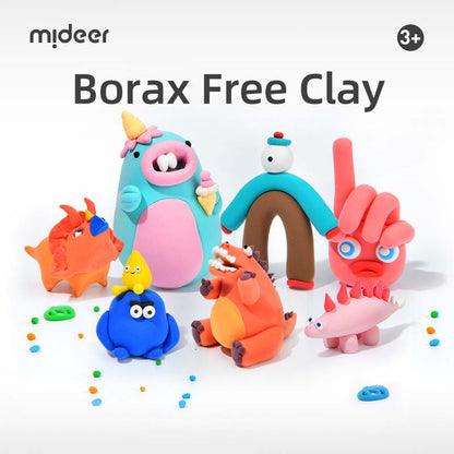 Borax Free Modelling Clay - 6 Colors