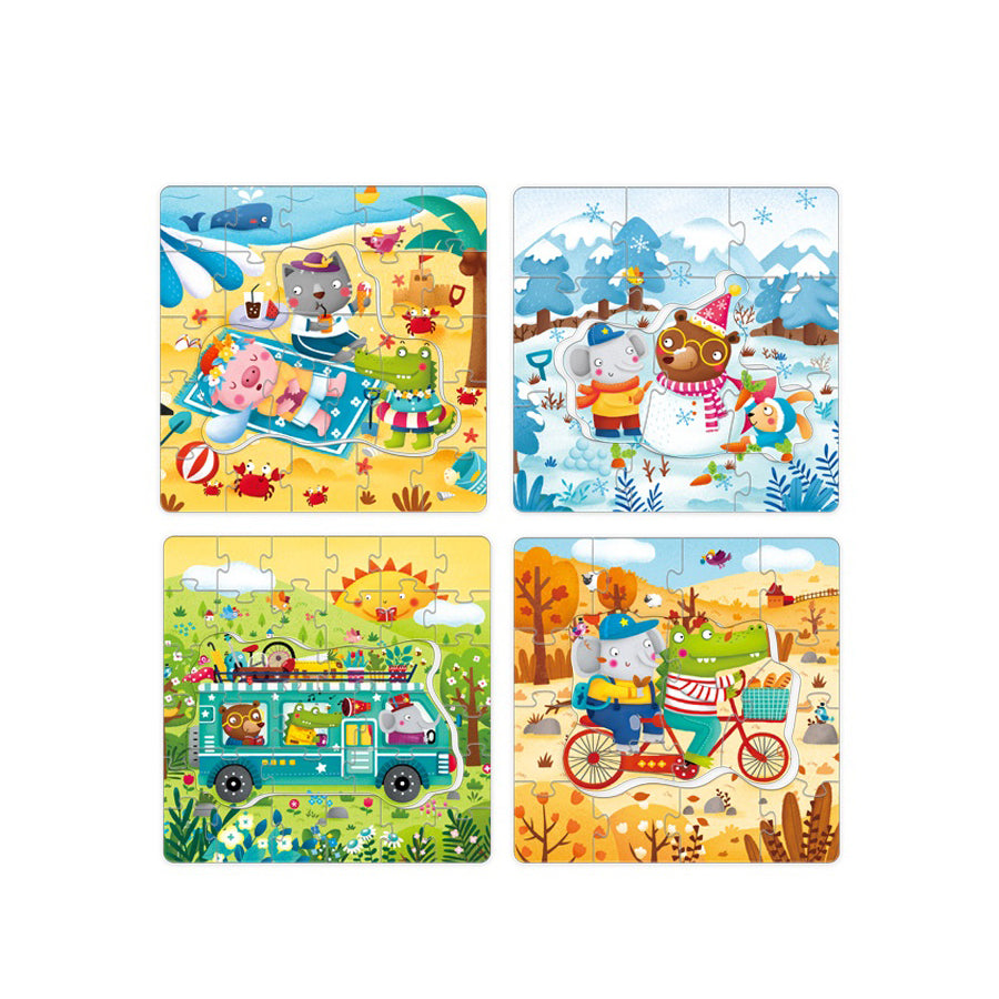 4 in 1 Puzzle - Seasons