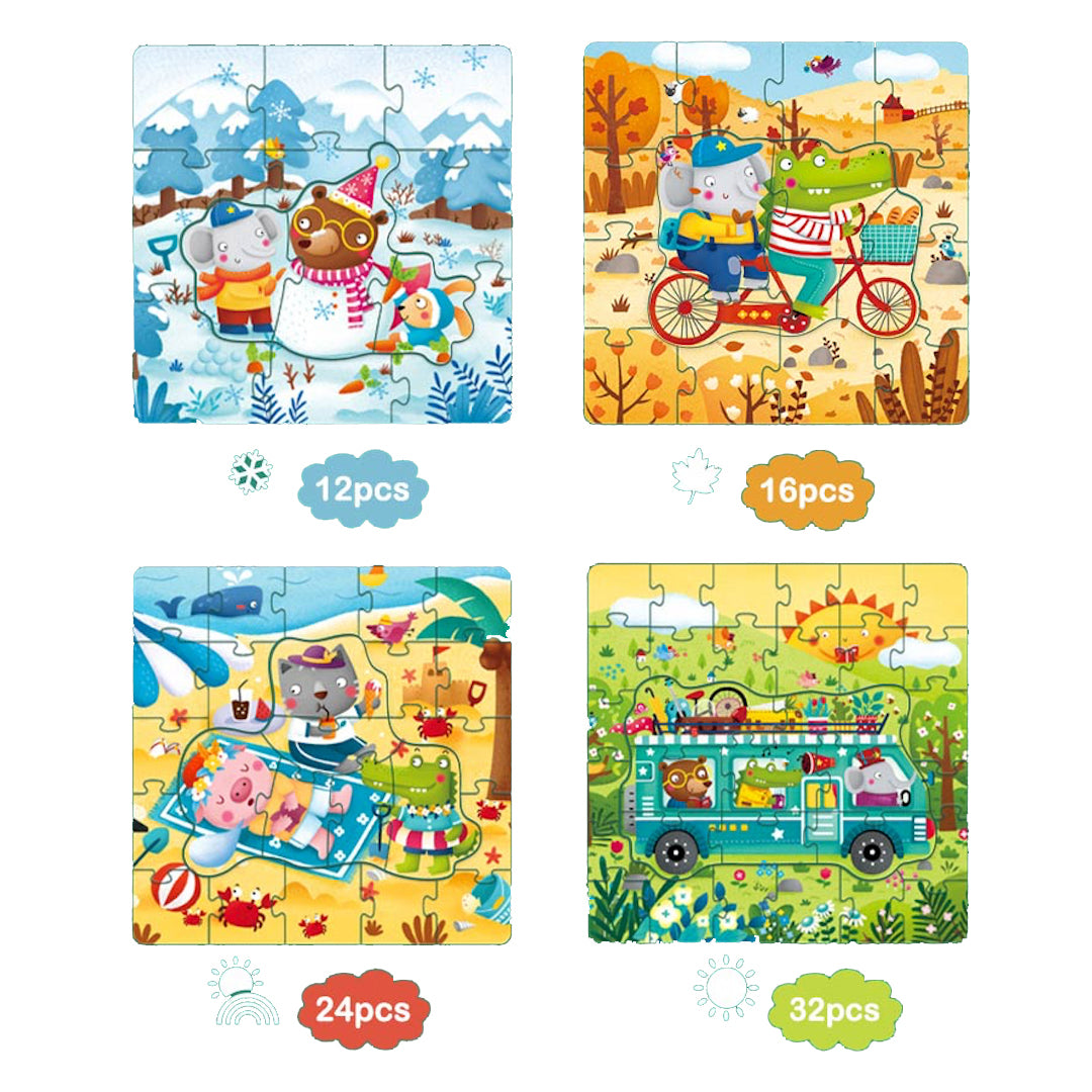 4 in 1 Puzzle - Seasons