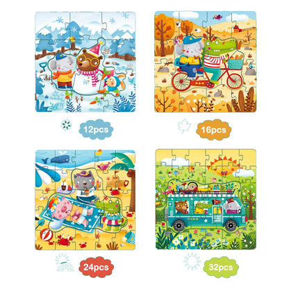 4 in 1 Puzzle - Seasons