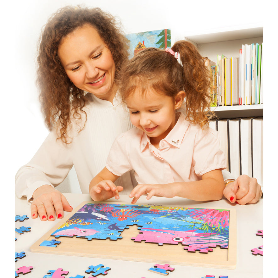 Wooden Puzzle - Ocean (100 PCS)