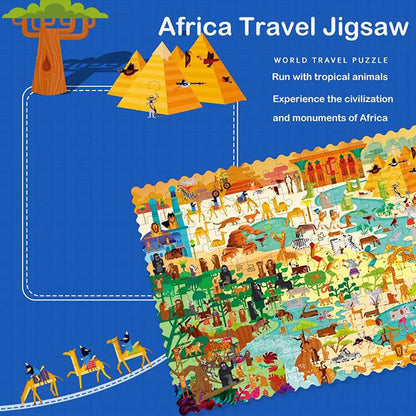 Travel Around the World Puzzle - Africa