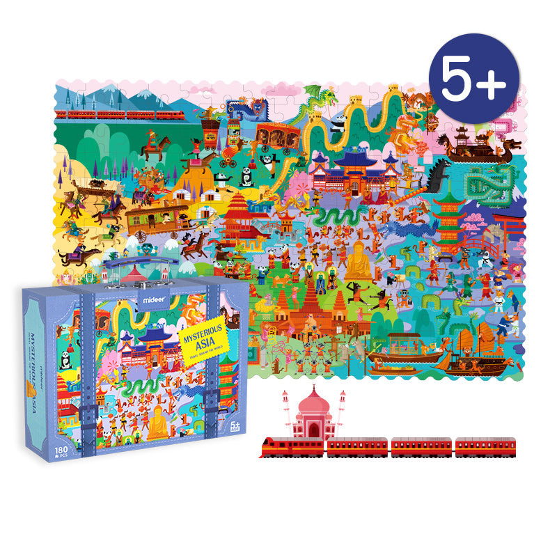 Travel Around the World Puzzle - Asia