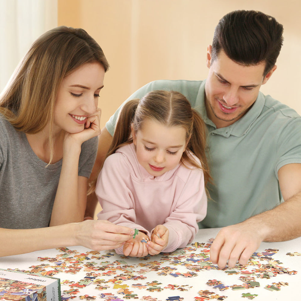 Little People in My Garden Puzzle - 500 pcs