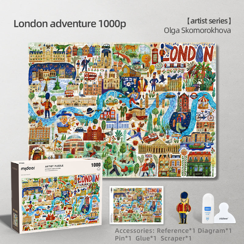 London Adventure Jigsaw Puzzle - 1000 pcs