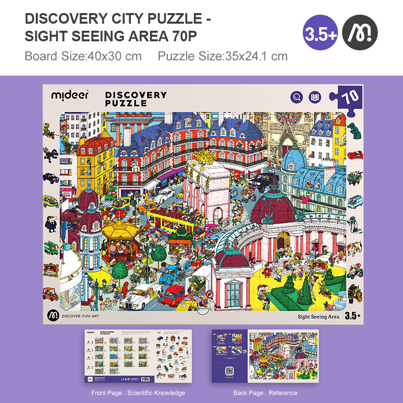 Observation Puzzle - Big City - 70 pcs