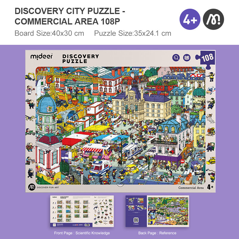 Observation Puzzle - Big City - 108 pcs