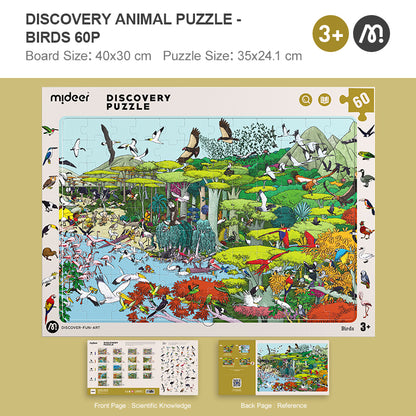 Observation Puzzle - Birds - 60 pcs