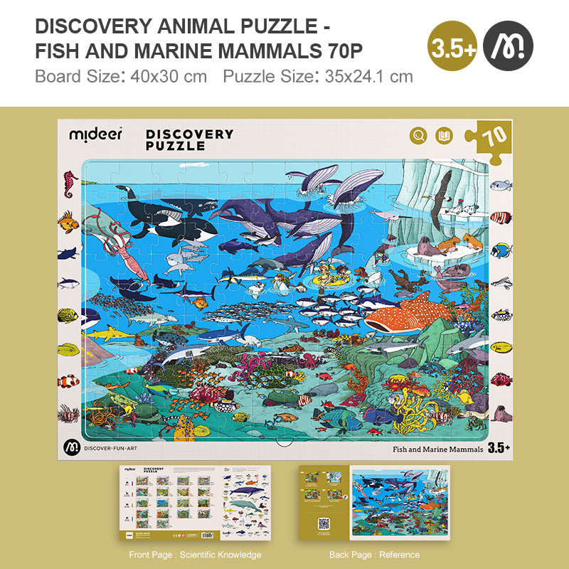 Observation Puzzle - Ocean World - 70 pcs