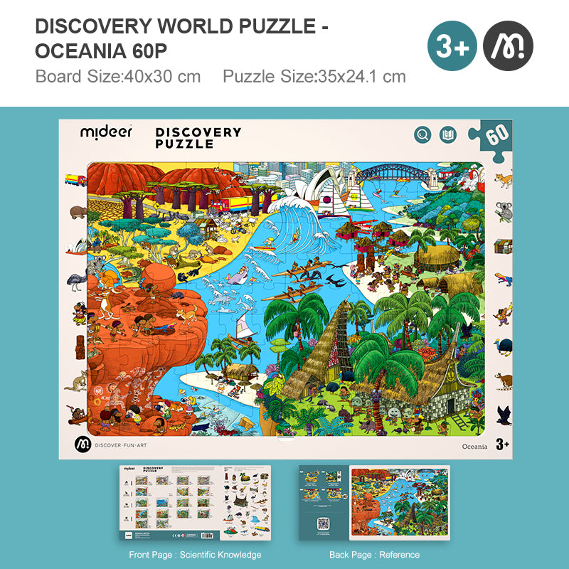 Observation Puzzle - Oceania - 60 pcs