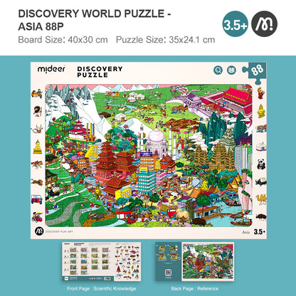 Observation Puzzle - Asia - 88 pcs