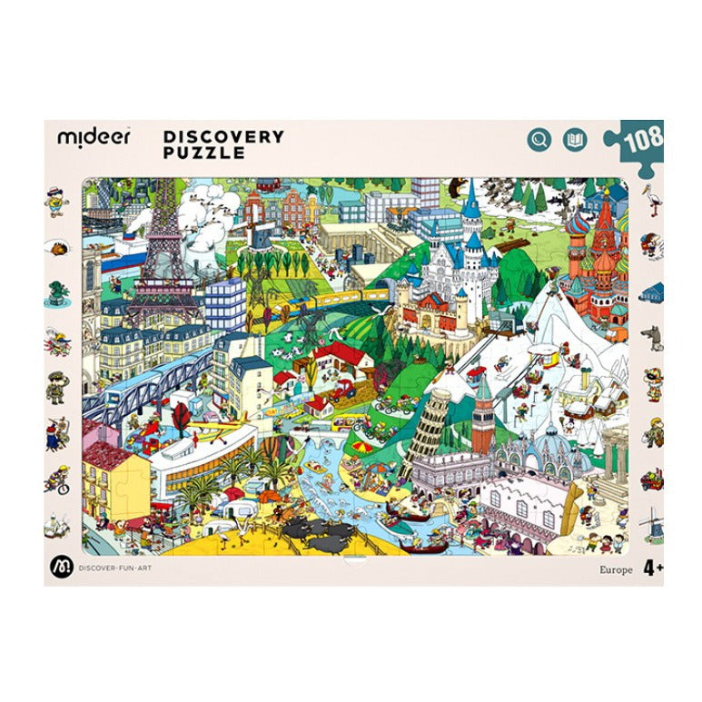 Observation Puzzle - Europe - 108 pcs