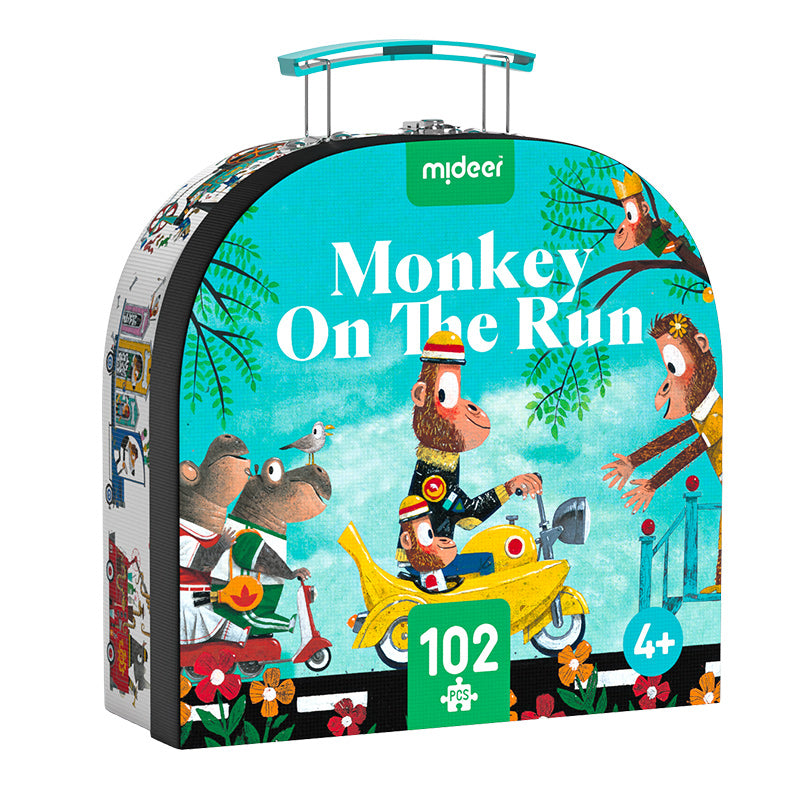 Monkey On The Run Puzzle - 102 pcs