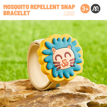 Mosquito Repellent Snap On Bracelet - Lion