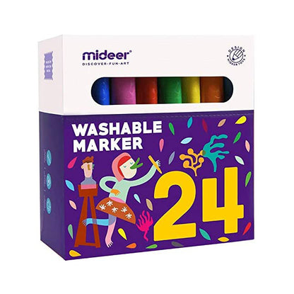 Washable Markers - 24 Colors