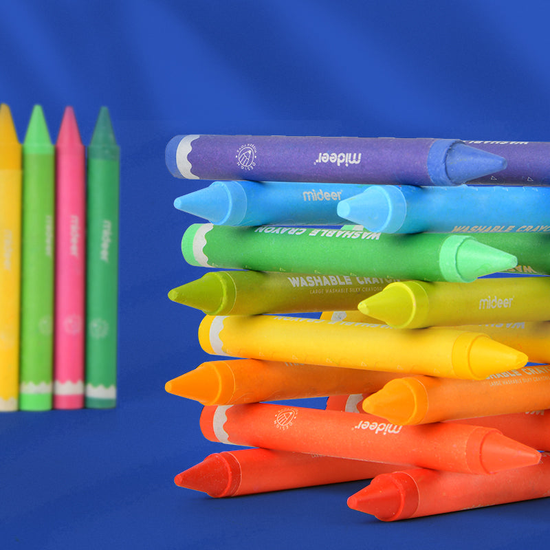 Washable Crayons - 12 Colours