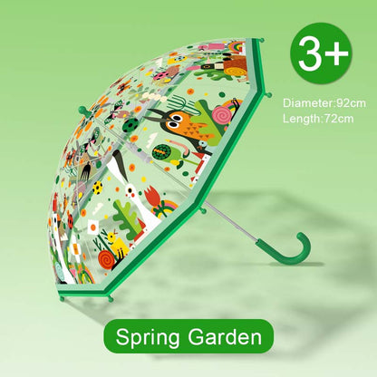 Large Kids Umbrella - Spring Garden