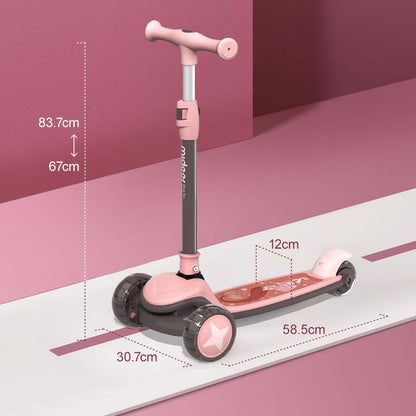 Foldable Scooter LED - Pink