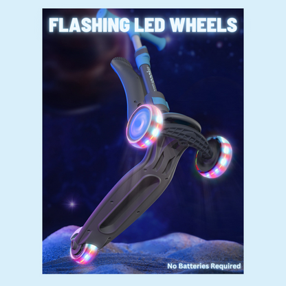 Foldable Scooter LED - Blue