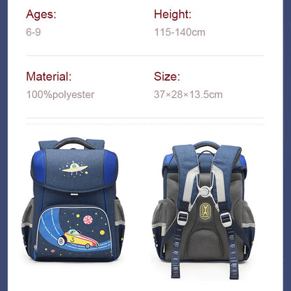 Ergonomic Kids Backpack - Blue