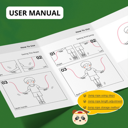 Adjustable Jump Rope - Panda