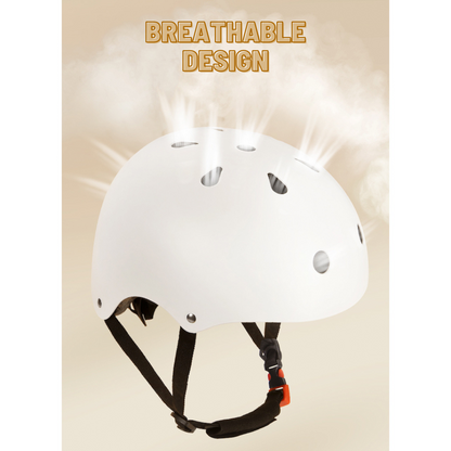 Kids Safety Helmet - White