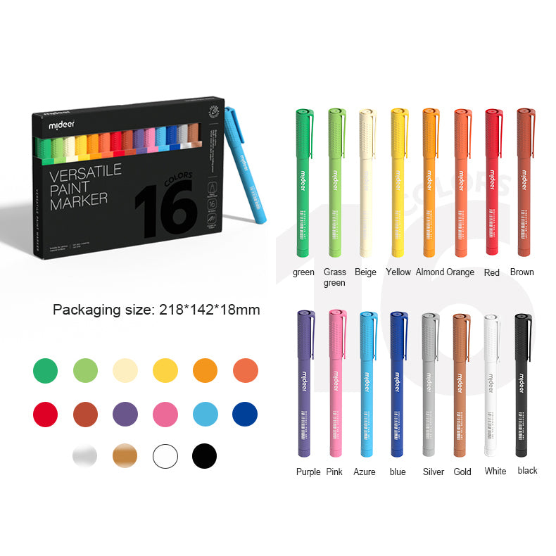 Paint Markers - 16 colors