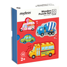 4-in-1 Wooden Puzzle Set - Busy Traffic