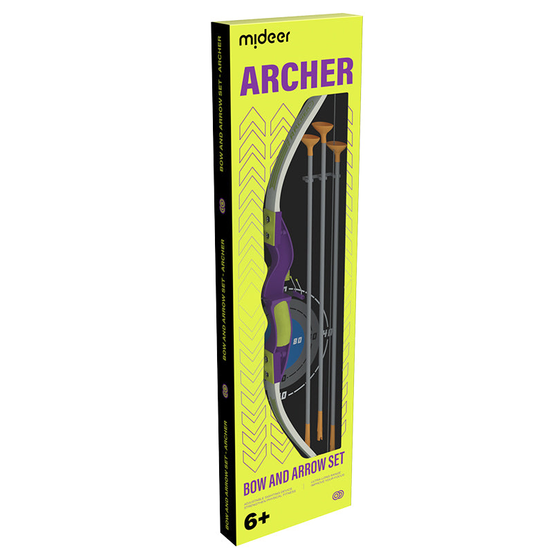 Archery - Bow & Arrow Set - Green (Target Included)