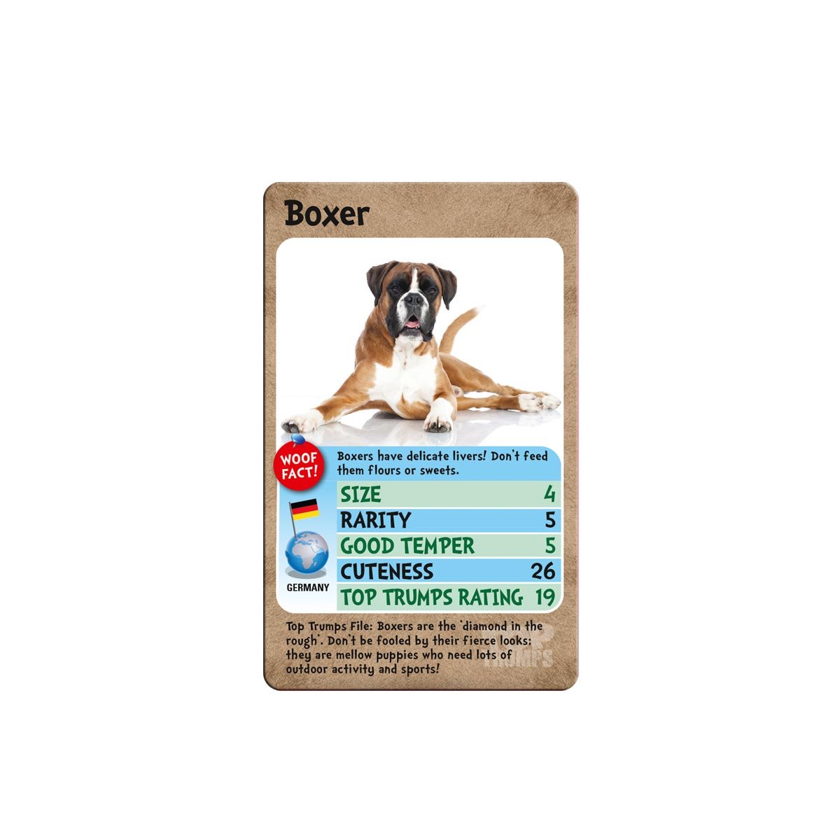 Toptrumps Dogs Card