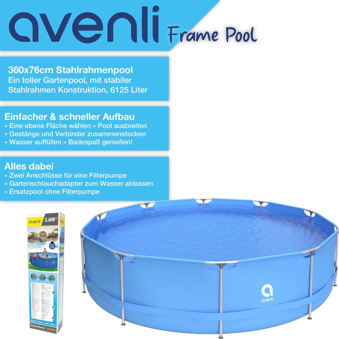 Avenli Steel Super Pool