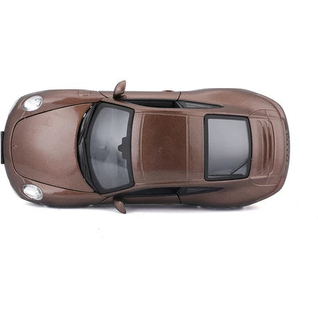 Bburago 1:24 Plus Porsche 911 Carrera S Metallic Brown Diecast Model