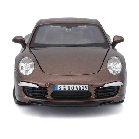 Bburago 1:24 Plus Porsche 911 Carrera S Metallic Brown Diecast Model