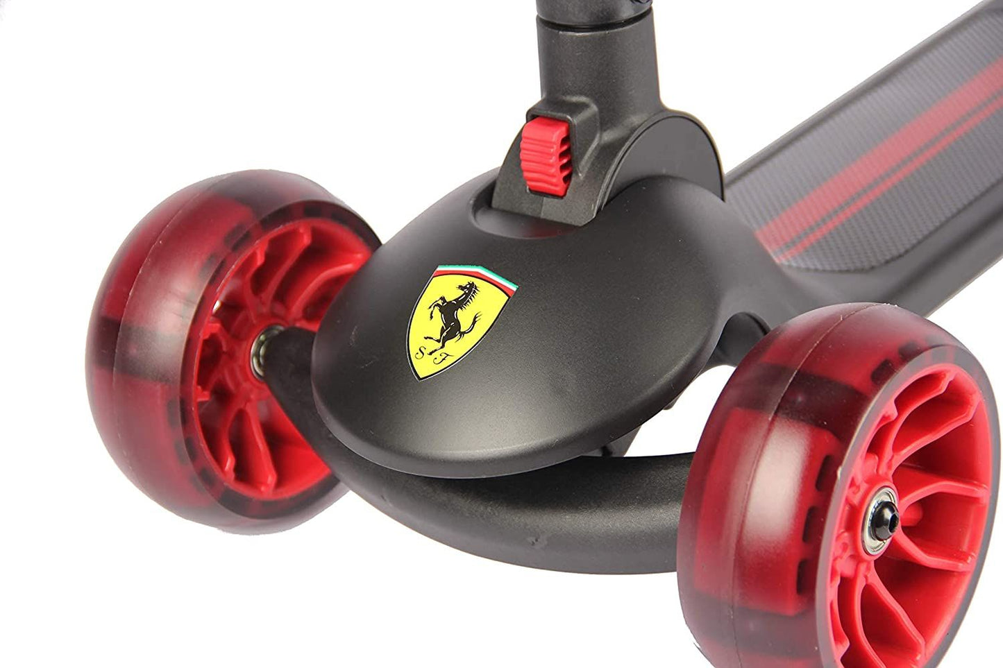 FERRARI TWIST SCOOTER FOR KIDS 
WITH ADJUSTABLE HEIGHT BLACK