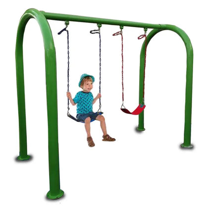 Myts Double Fun Swing Set Spring 2 Swings for Kids